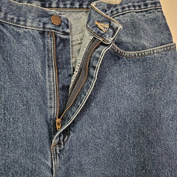 Wrangler Men's Carpenter Relaxed High Rise Workwear Blue Jeans Size 40X32 - Picture 3 of 7